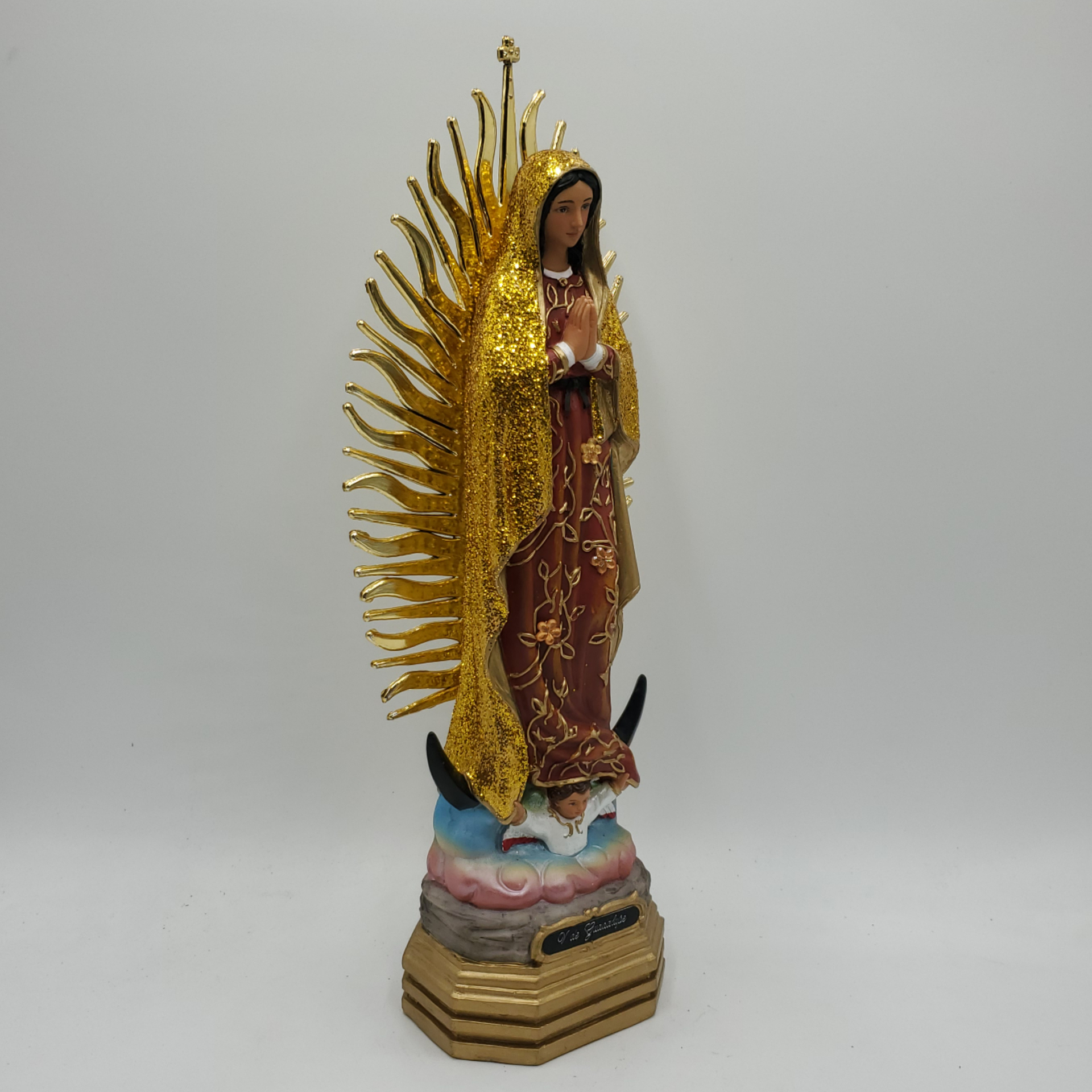 Our Lady Of Guadalupe (With Gold Glitter) | Mi Santuario