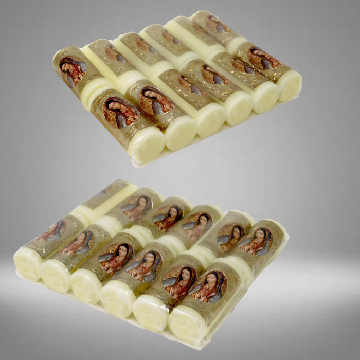 Cirio Pascual l 12pc Dozen pack (Guadalupe Medio Cuerpo) - Image 2