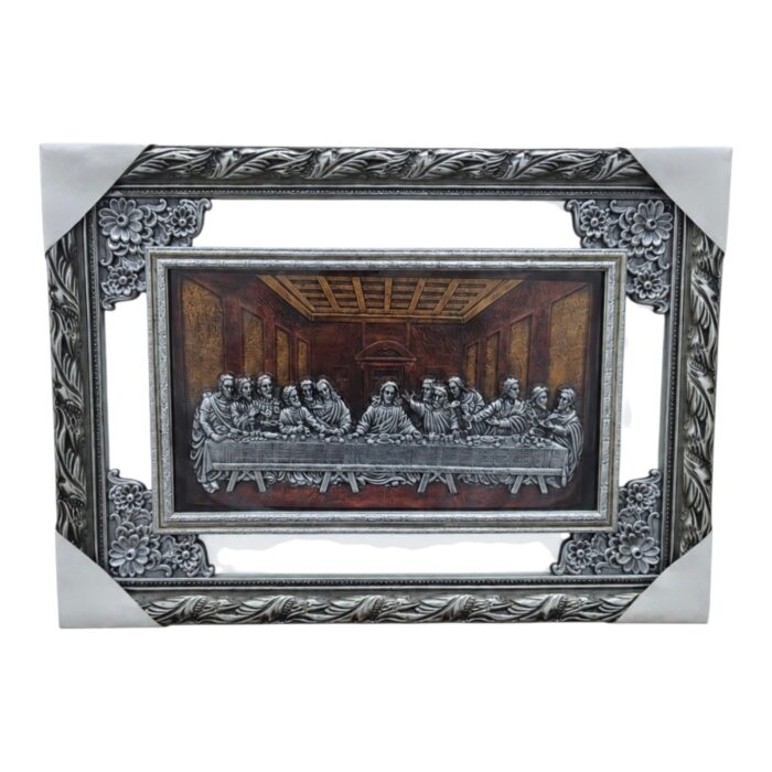 Last Supper, Mirrored - Silver S 23"x31"