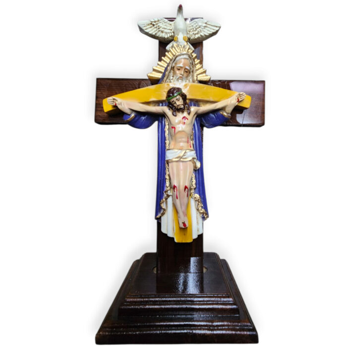 Cruz Trinidad Morado Con Base 15"