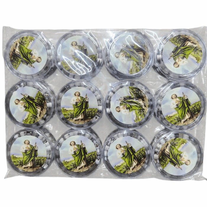 St Jude Rosary 1 Dozen pk (Blanco)