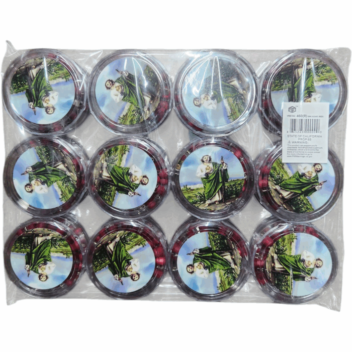 St Jude Rosary 1 Dozen pk (Rojo)