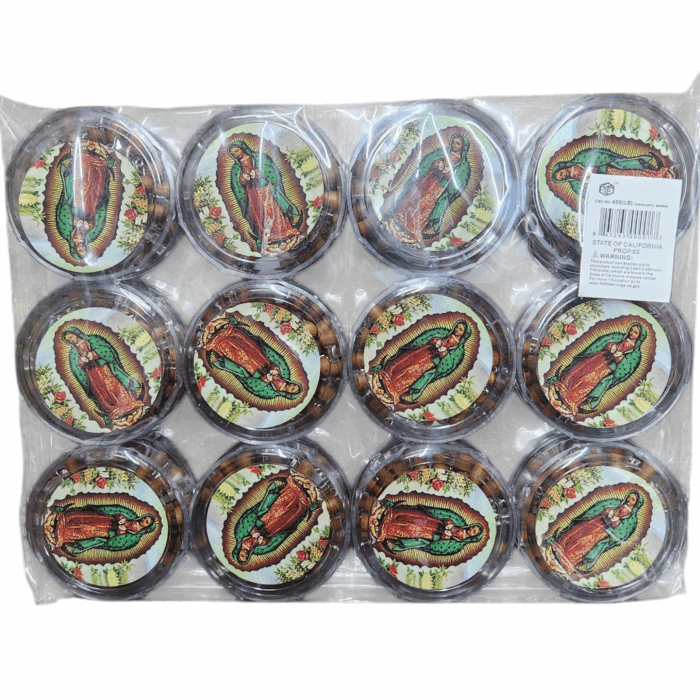 Virgen de Guadalue Rosary 1 Dozen pk (Cafe)