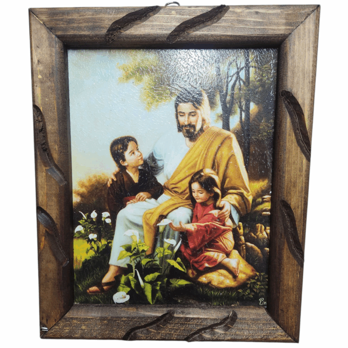 Jesus Con Ninos - 24"x36"