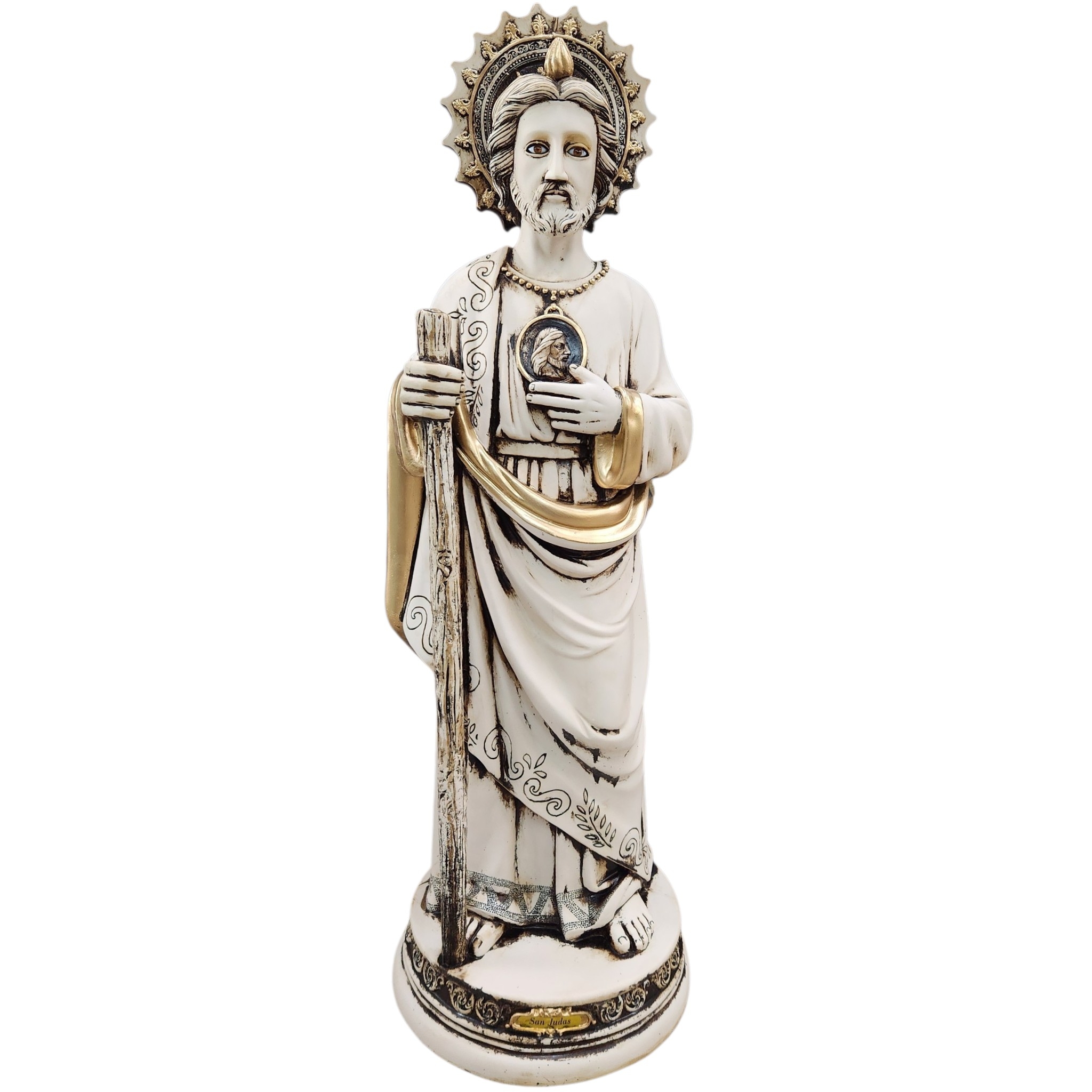 Saint Jude Blanco Mexicano* (Grabado) New* 36" - Image 2