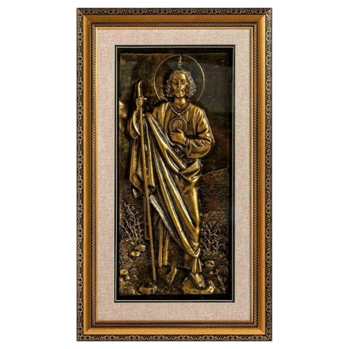 San Judas, 3D - Gold 14"x24"