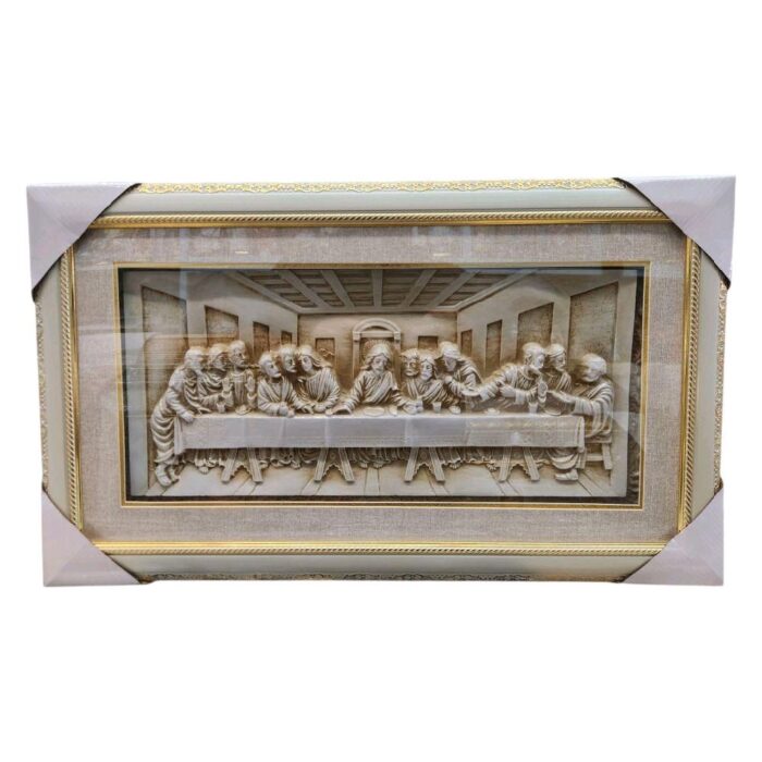 Ultima Cena, 3D- White 14"x24"