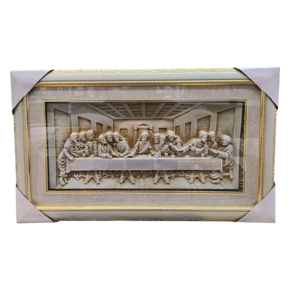 Ultima Cena, 3D- White 14"x24"