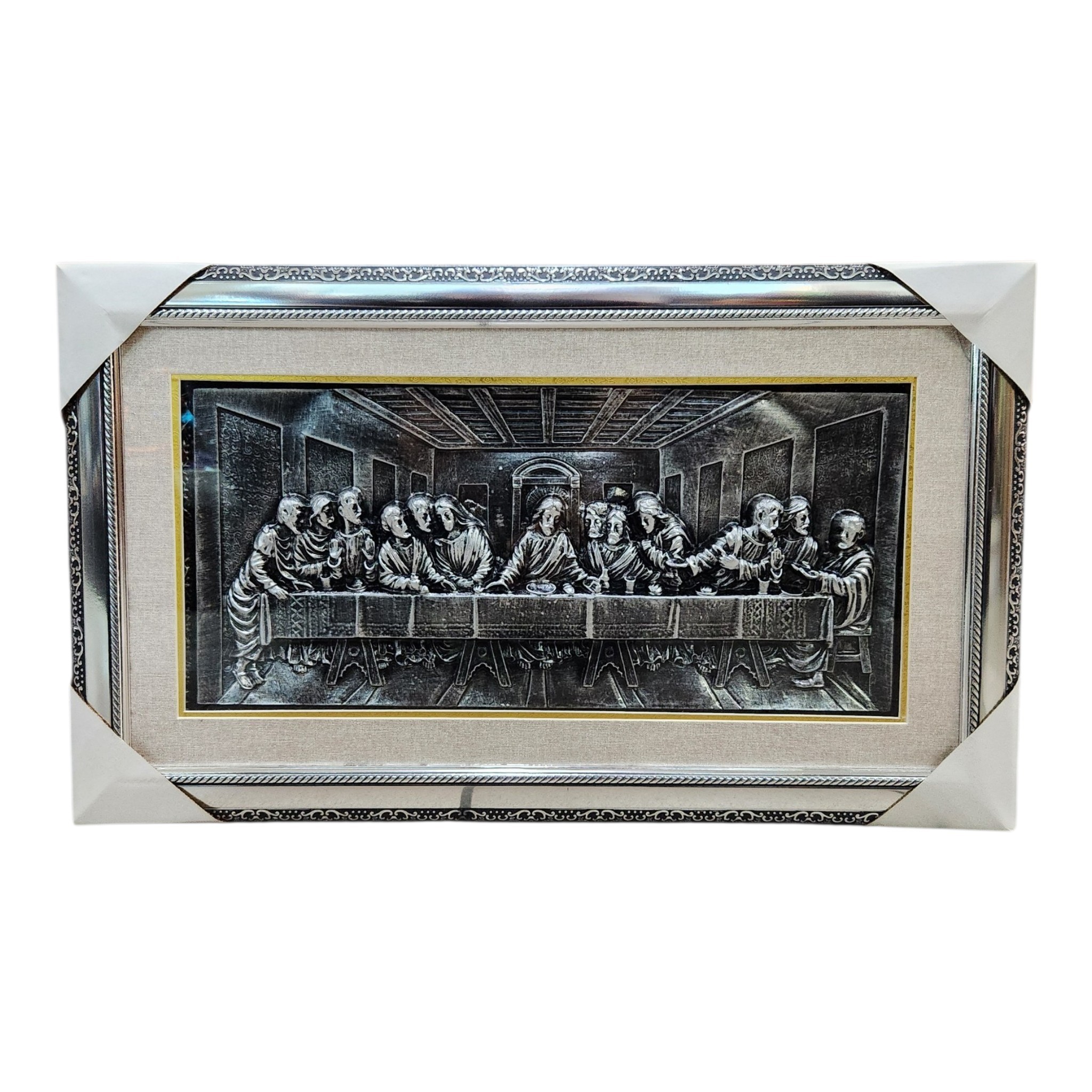 Ultima Cena, 3D- Silver 14"x24"