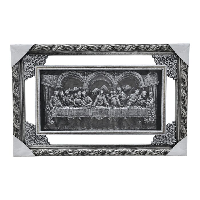 Last Supper, Mirrored - Silver M 42"x27"
