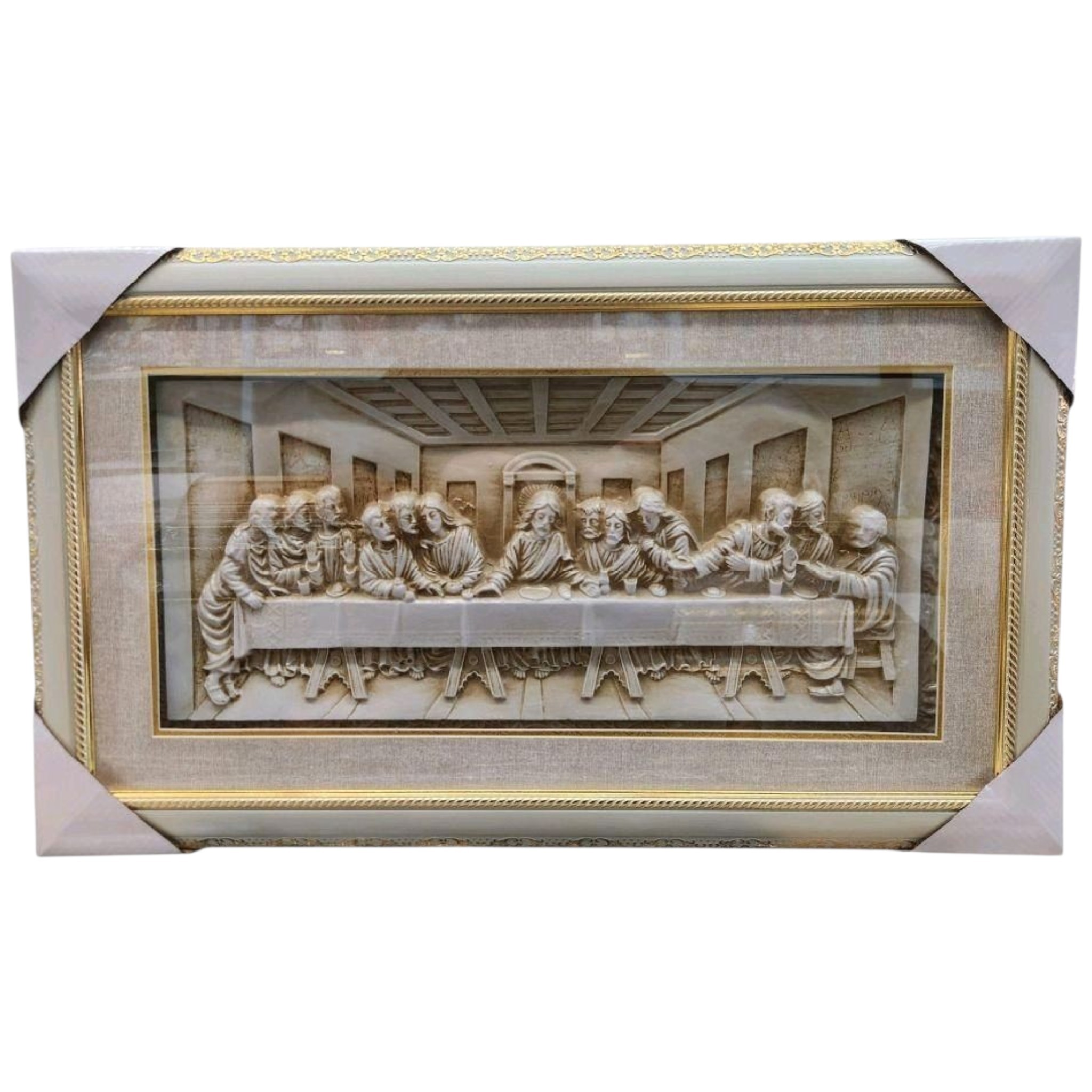 Ultima Cena, 3D- White 18"x31"