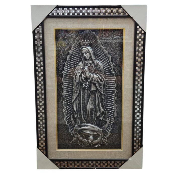 Our Lady Of Guadalupe, 3D- Silver 16"x24"